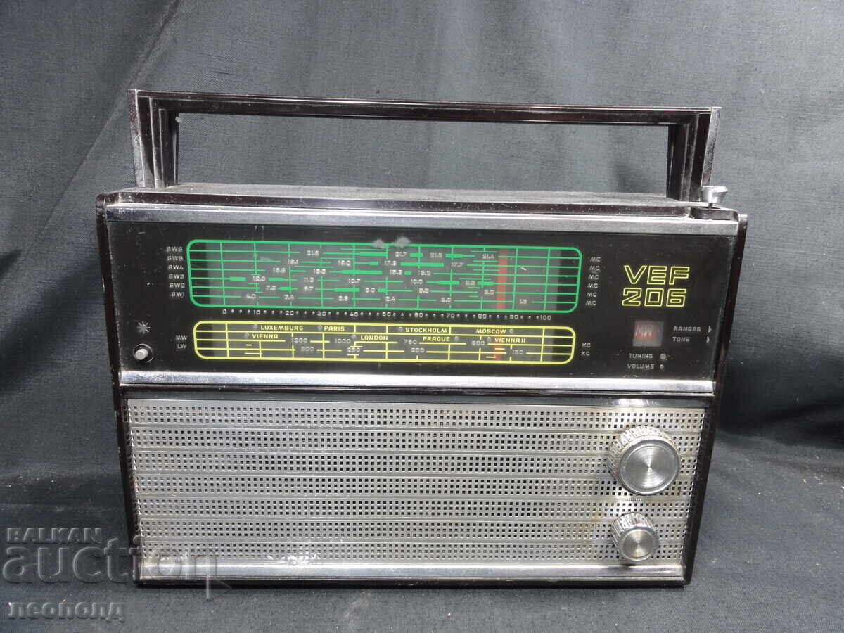 BZTs STAR RETRO SOC USSR TRANSISTOR RADIO VEF 206 VEF BZTs STAR RETRO SOC USSR TRANSISTOR RADIO VEF 206 VEF