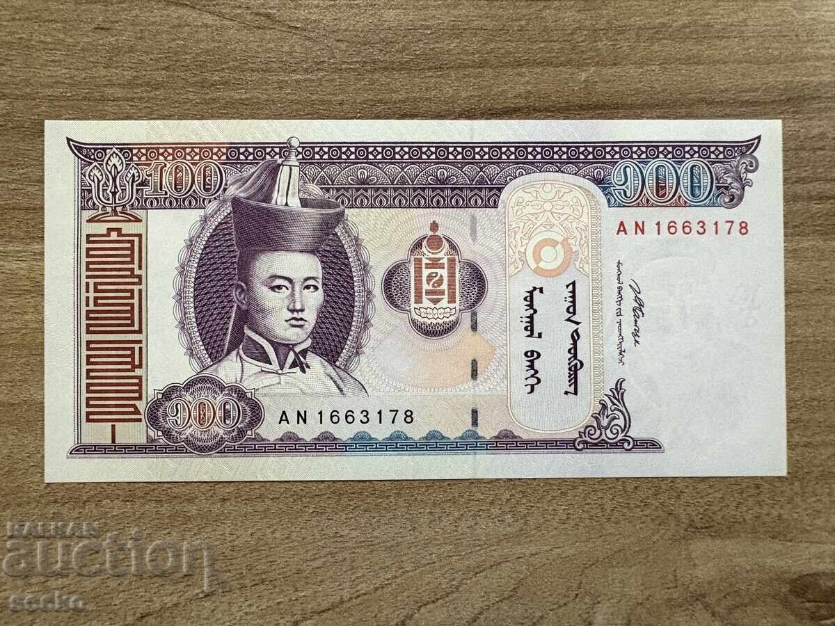 Монголия - 100 тугрикa (2008) UNC Монголия - 100 тугрикa (2008) UNC