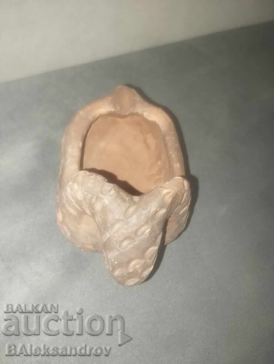 Αυθεντικό κεραμικό τασάκι κριός με αρχικά με τιμή 14.00 BGN | € 7.16