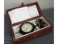 1975 ρωσικό USSR ανεμόμετρο μετρητής ανέμου συσκευή κουτί έγγραφο