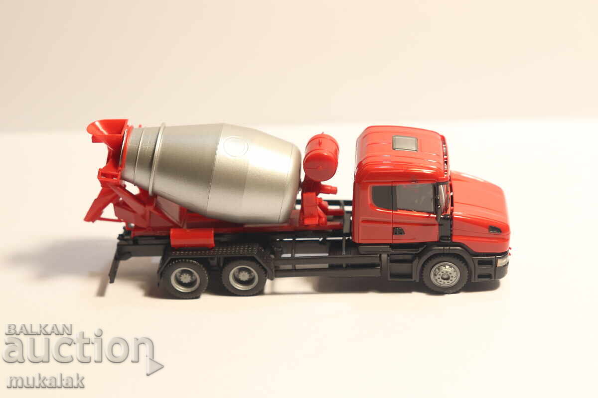 HERPA H0 1/87 SCANIA Concrete Mixer Truck Model - 5