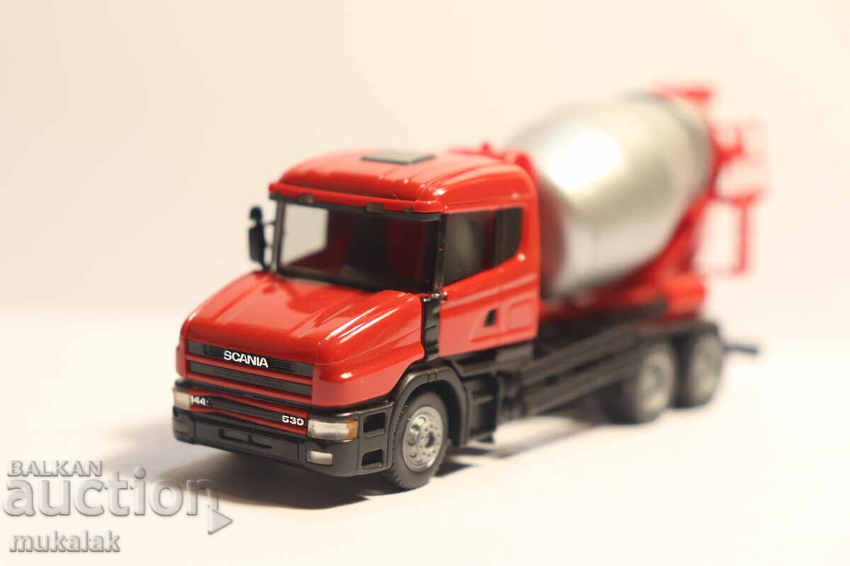 HERPA H0 1/87 SCANIA Concrete Mixer Truck Model - 7