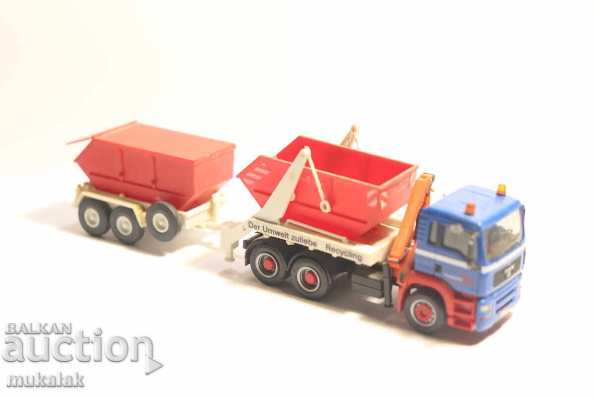 HERPA  H0 1/87   MAN TGA   КОНТЕЙНЕР   КАМИОН  МОДЕЛ - 5