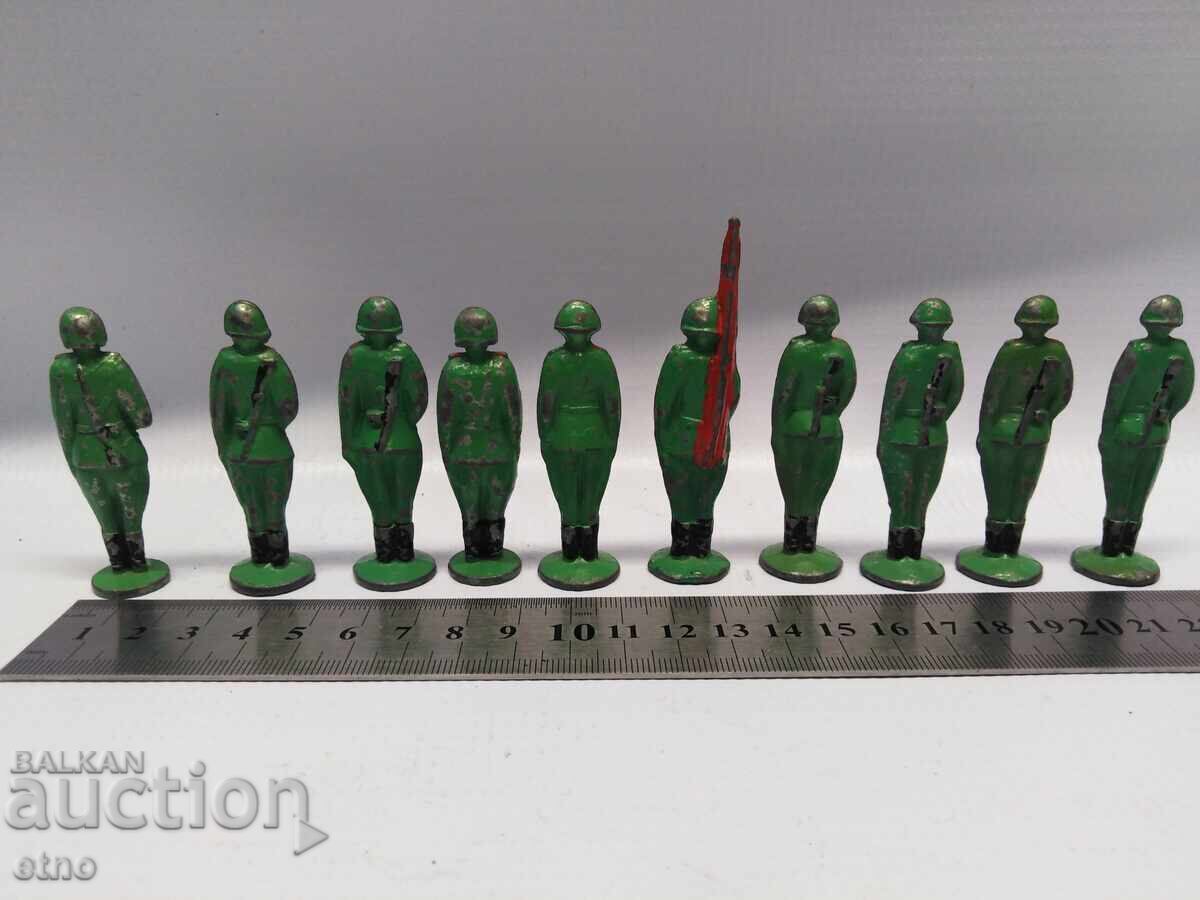 Auction 10 METAL SOLDIERS, USSR TOY, TOYS Auction 10 METAL SOLDIERS, USSR TOY, TOYS