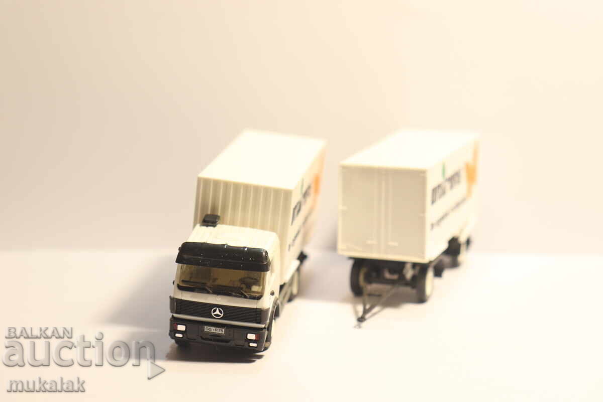 HERPA  H0 1/87  MERCEDES BENZ    КОНТЕЙНЕР   КАМИОН  МОДЕЛ с цена 25.00 лв. | € 12.78