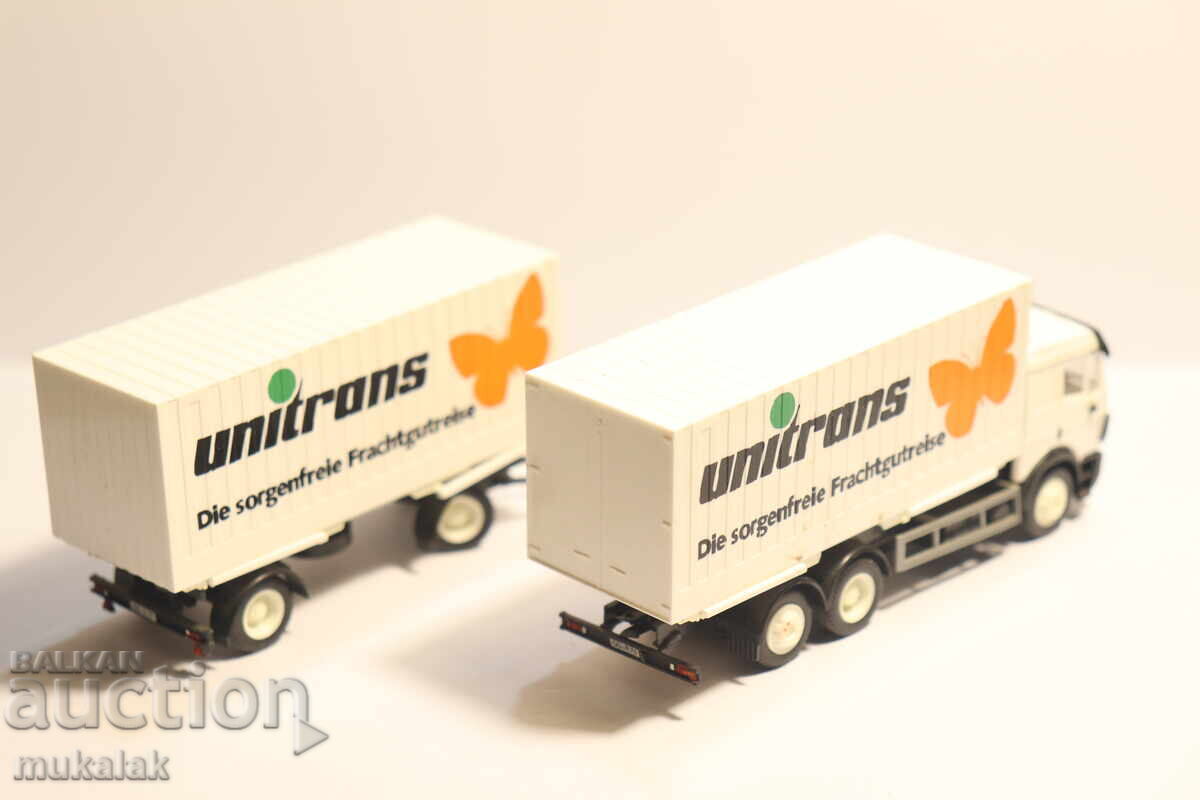 HERPA  H0 1/87  MERCEDES BENZ    КОНТЕЙНЕР   КАМИОН  МОДЕЛ - 5