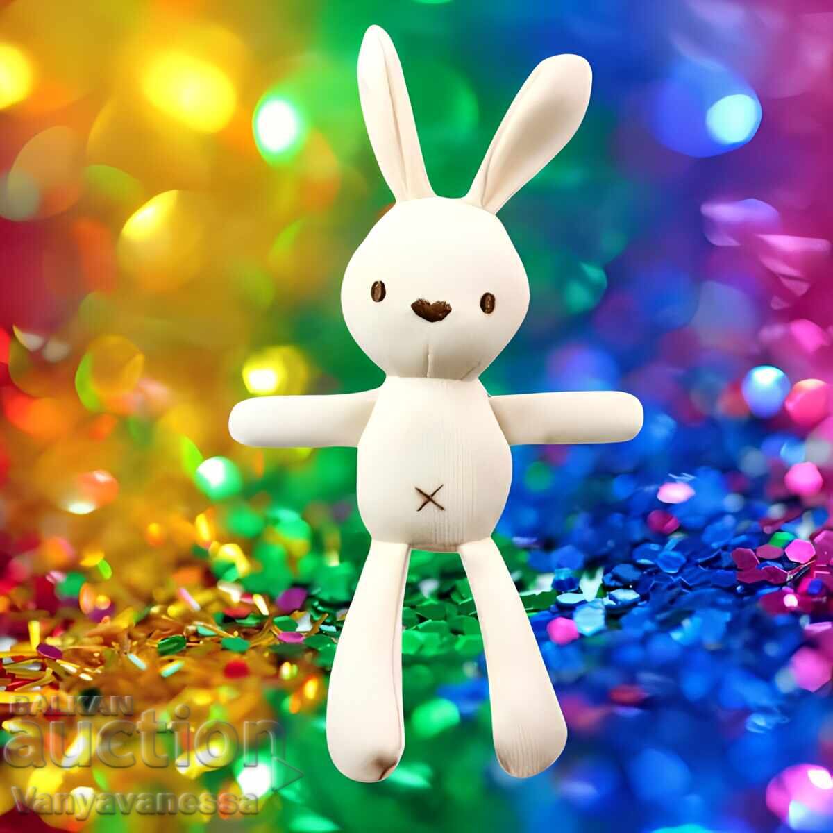 Iepuraș Alb Drăgălaș - Cadoul Perfect!