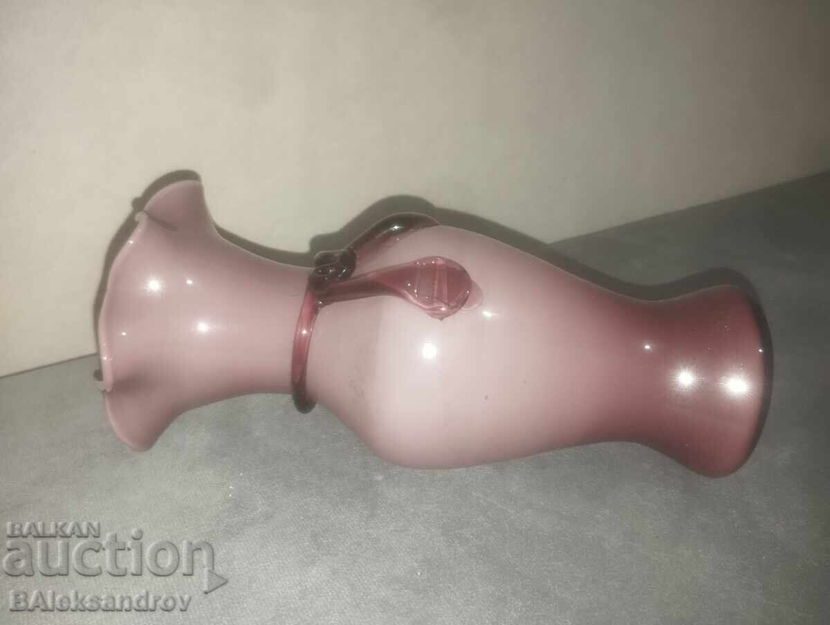 Delivery of Beautiful Glass Vase, Colored Glass