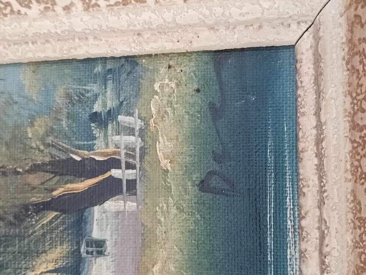 Delivery of Oil painting on canvas. Unique