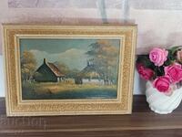 Oil painting on canvas. Unique