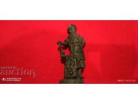 Παλιά μπρούτζινη μινιατούρα σιδηρουργού, πολύ όμορφη και λεπτή