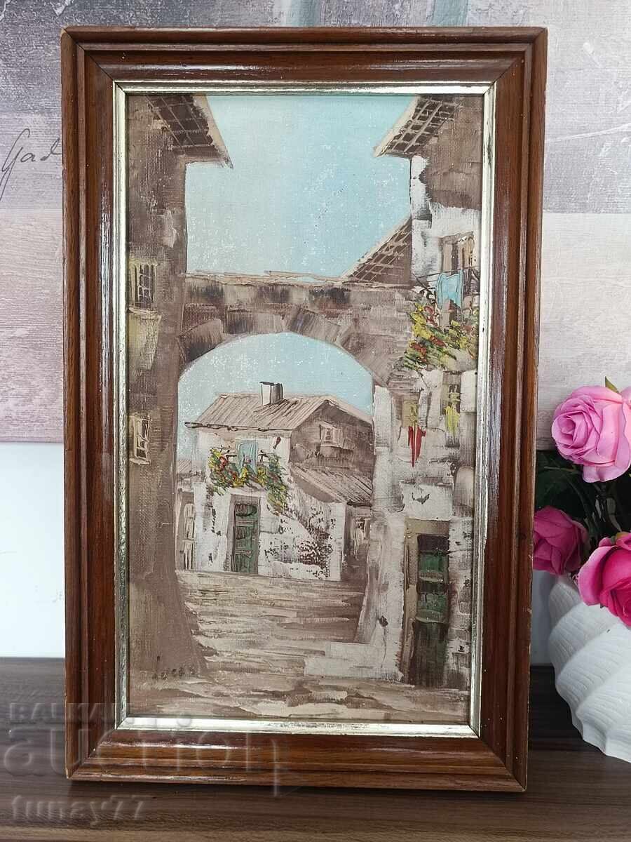 Уникална дърта релефна картина маслени бои платно с цена 24.60 лв. | € 12.58 Уникална дърта релефна картина маслени бои платно с цена 24.60 лв. | € 12.58