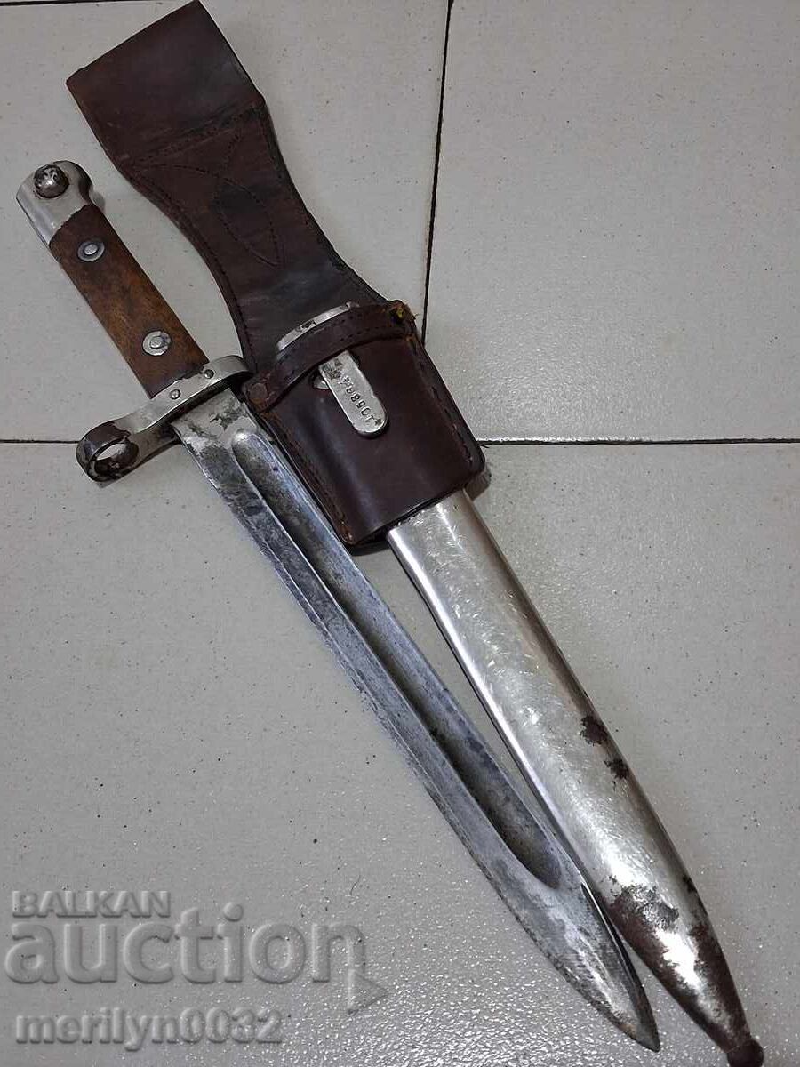 Bayonet knife with scabbard for M-95 rifle with price 225.00 BGN | € 115.04
