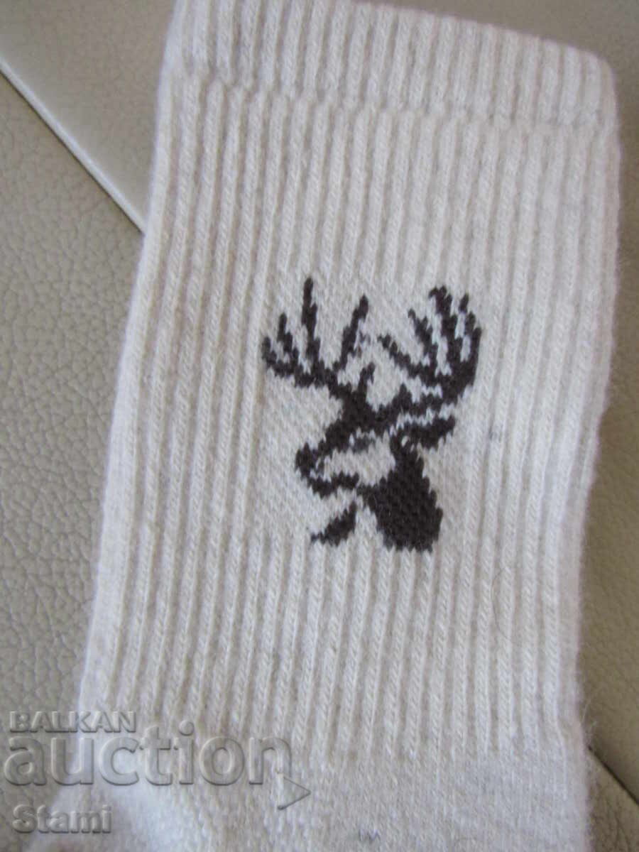 Machine-knitted socks from organic 100% wool, size 40-42 with price 25.00 BGN | € 12.78