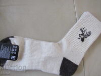 Șosete tricotate la mașină din lână organică 100% mărimea 40-42