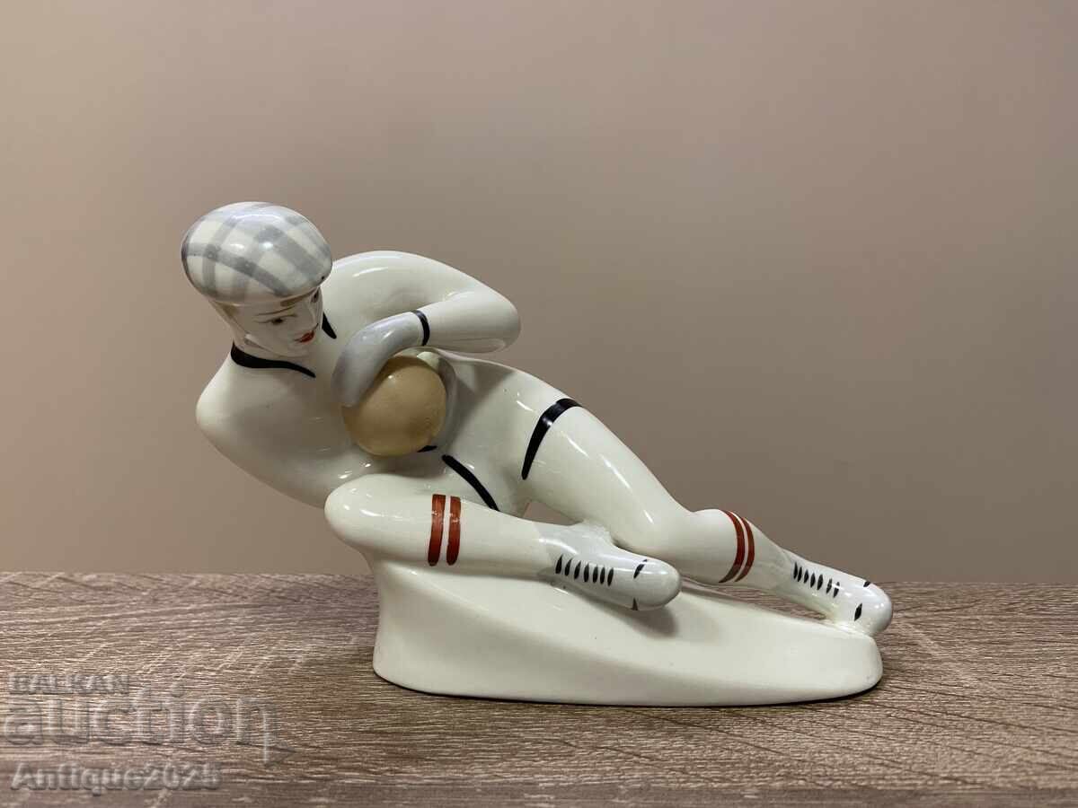 Порцелан. СССР. Полонне ЗХК. Футбол. Вратар.