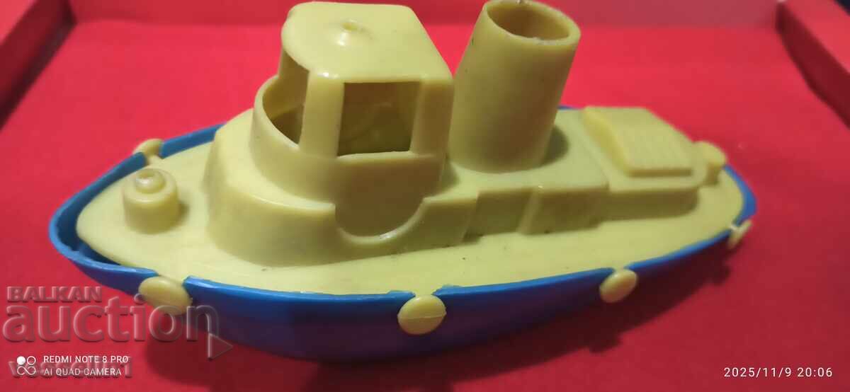 Jucărie veche bulgărească navă barcă corabie