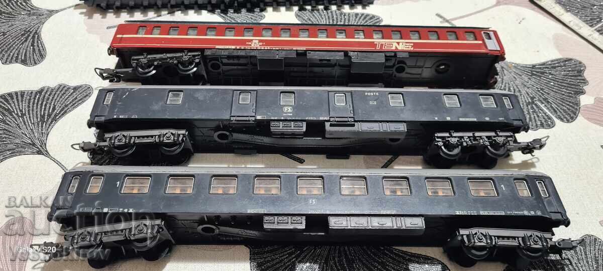 Влак вагони релси мащабни модели Влак вагони релси мащабни модели