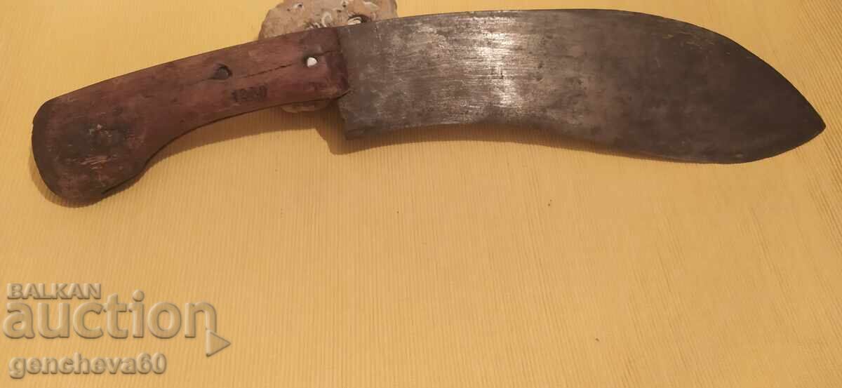 Стар Македонски нож кукри каракулак - 7