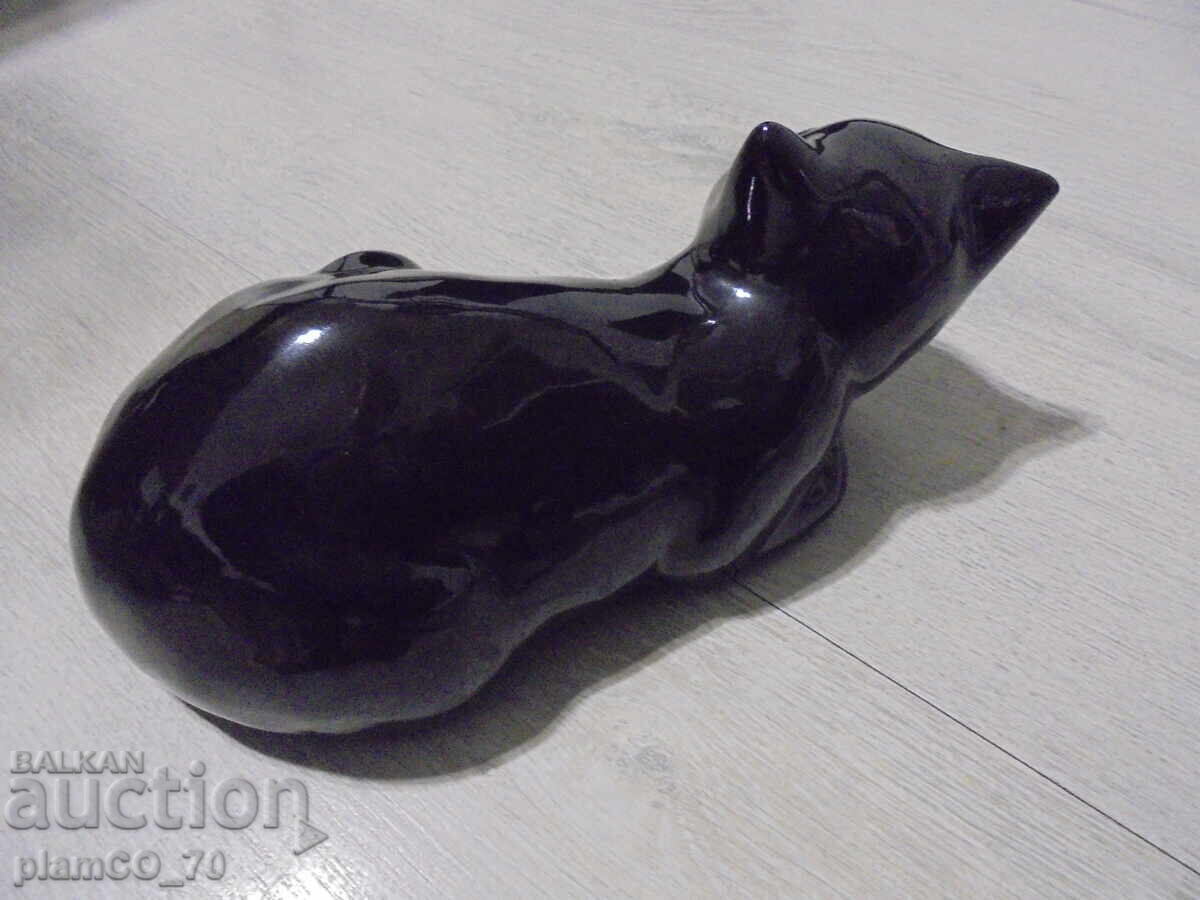 Аукцион №*8353 Стара порцеланова фигура – черна котка, DESIGN VALLIS Аукцион №*8353 Стара порцеланова фигура – черна котка, DESIGN VALLIS