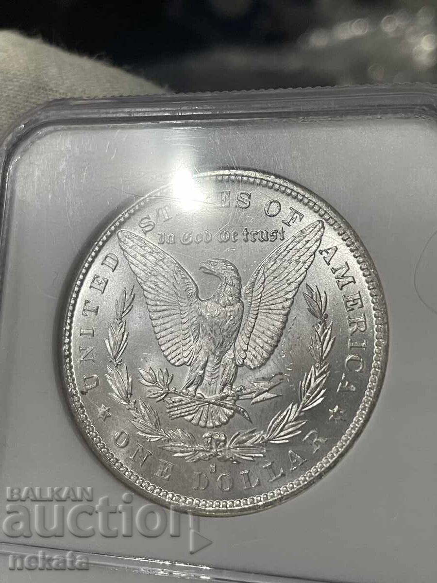 Доставка на САЩ, Морган долар г. 1879 S MS67 NGC
