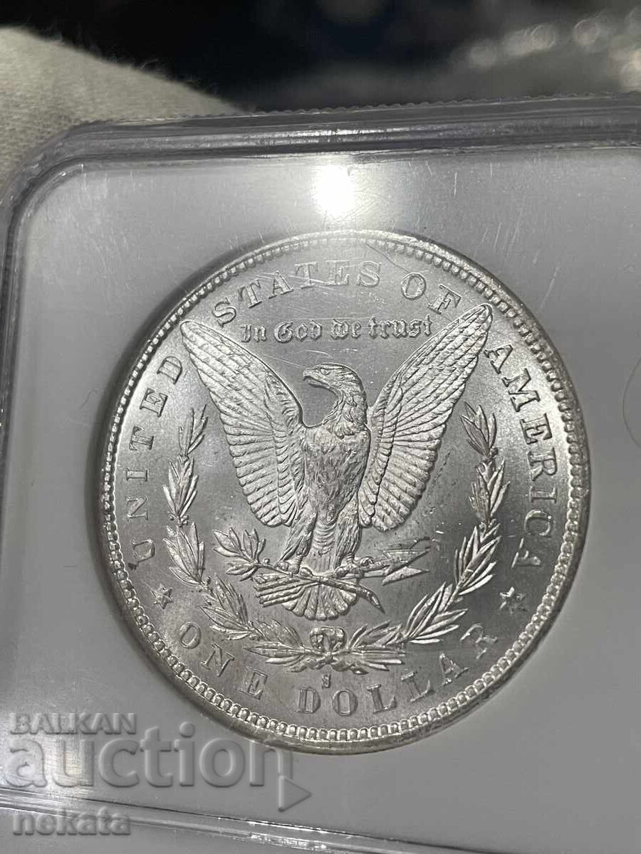 САЩ, Морган долар г. 1879 S MS67 NGC - 5