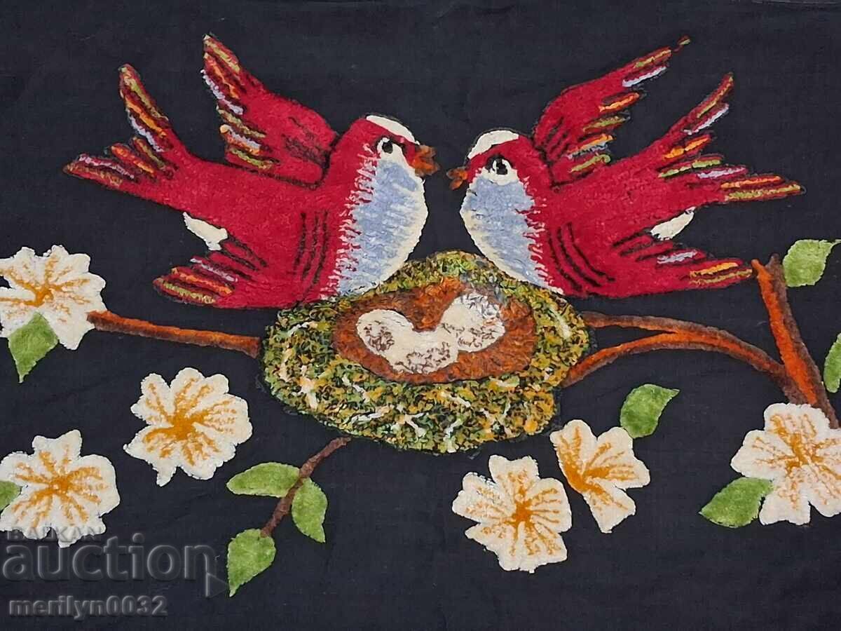 Auction  Old hand-woven pillowcase 65/40 cm