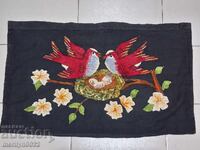 Veche față de pernă țesută manual, cu ciucuri, 65/40 cm