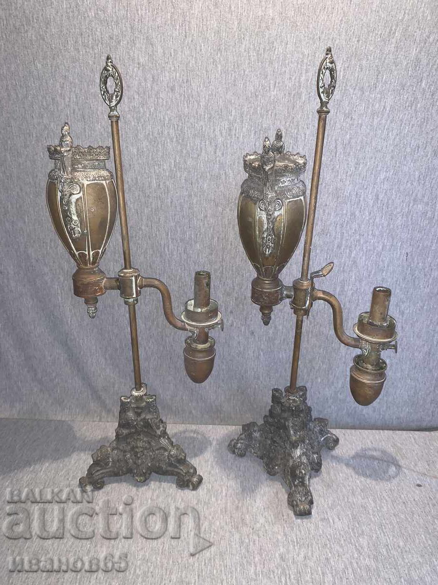 Old oil lamps