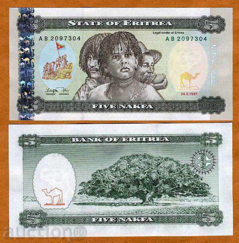 +++ ΕΡΥΘΡΑΙΑ 5 Nakfa P 3 1997 UNC +++