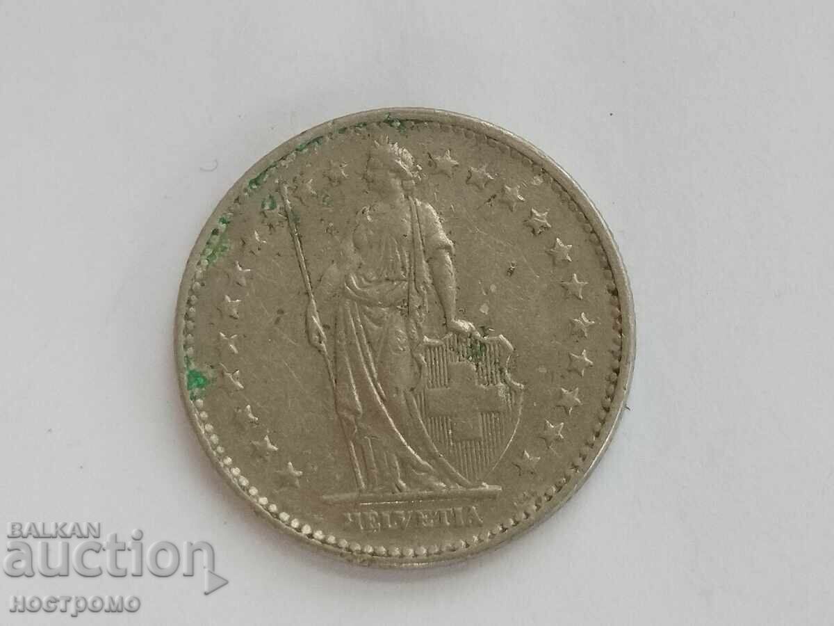 2 Francs 1968 Switzerland - A 5940 with price 2.00 BGN | € 1.02