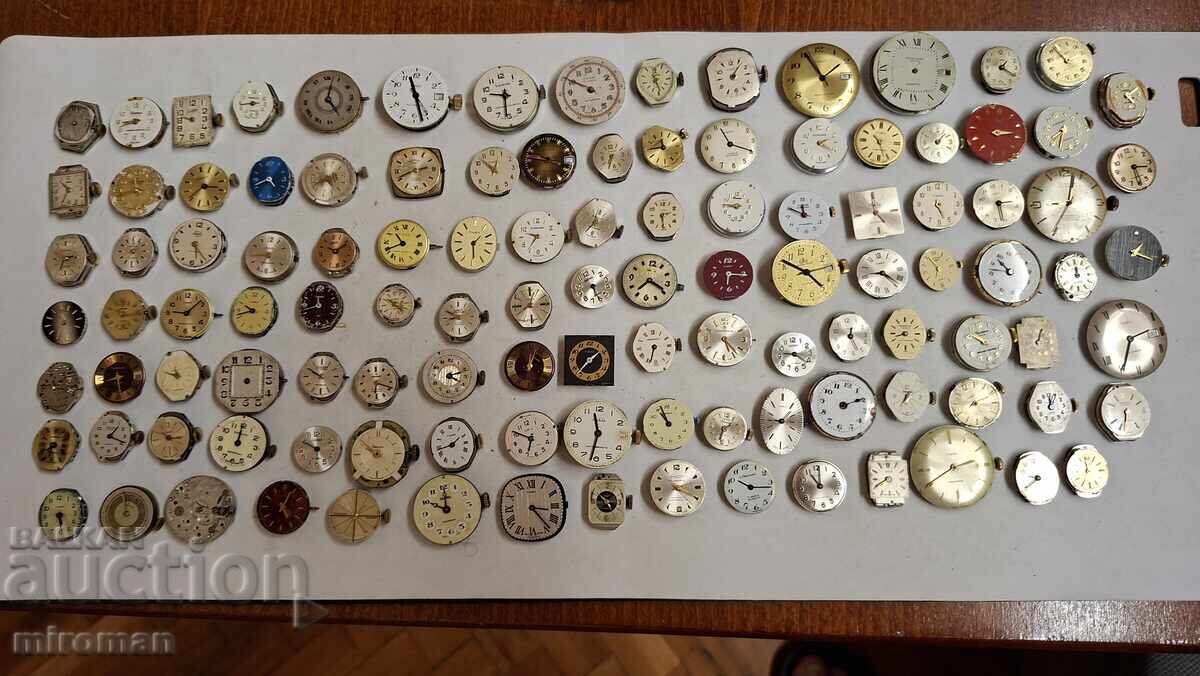 I am selling a lot of mechanisms from women's watches and parts I am selling a lot of mechanisms from women's watches and parts