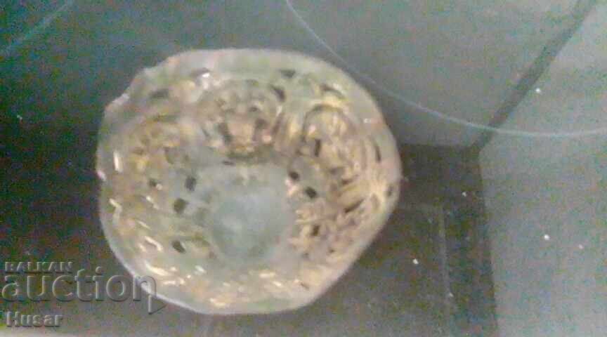 Old silver ?? zarf with remnants of gilding, openwork with price € 35.79 | 70.00 BGN