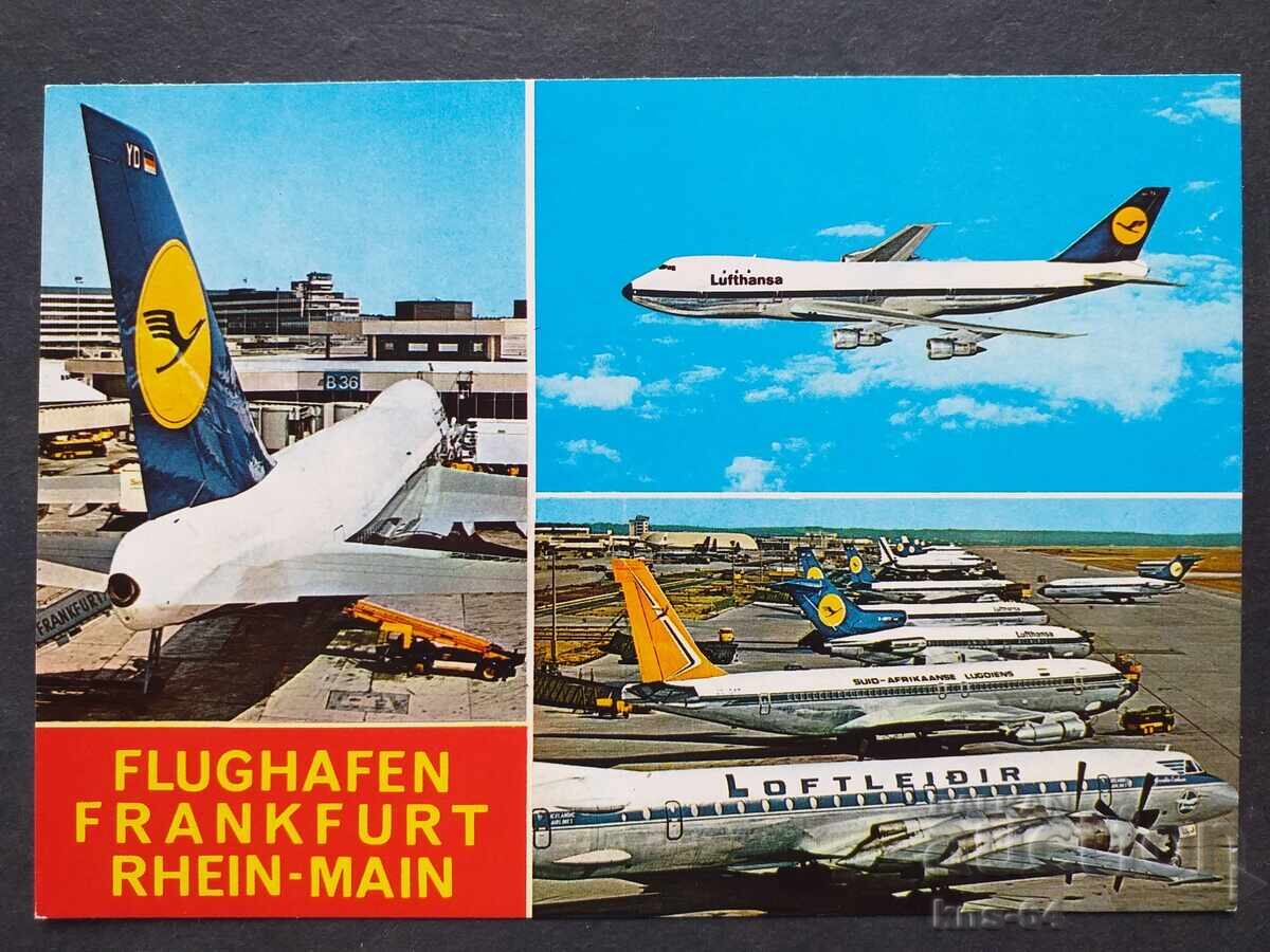 Lufthansa Frankfurt Aviation Airplane Airport