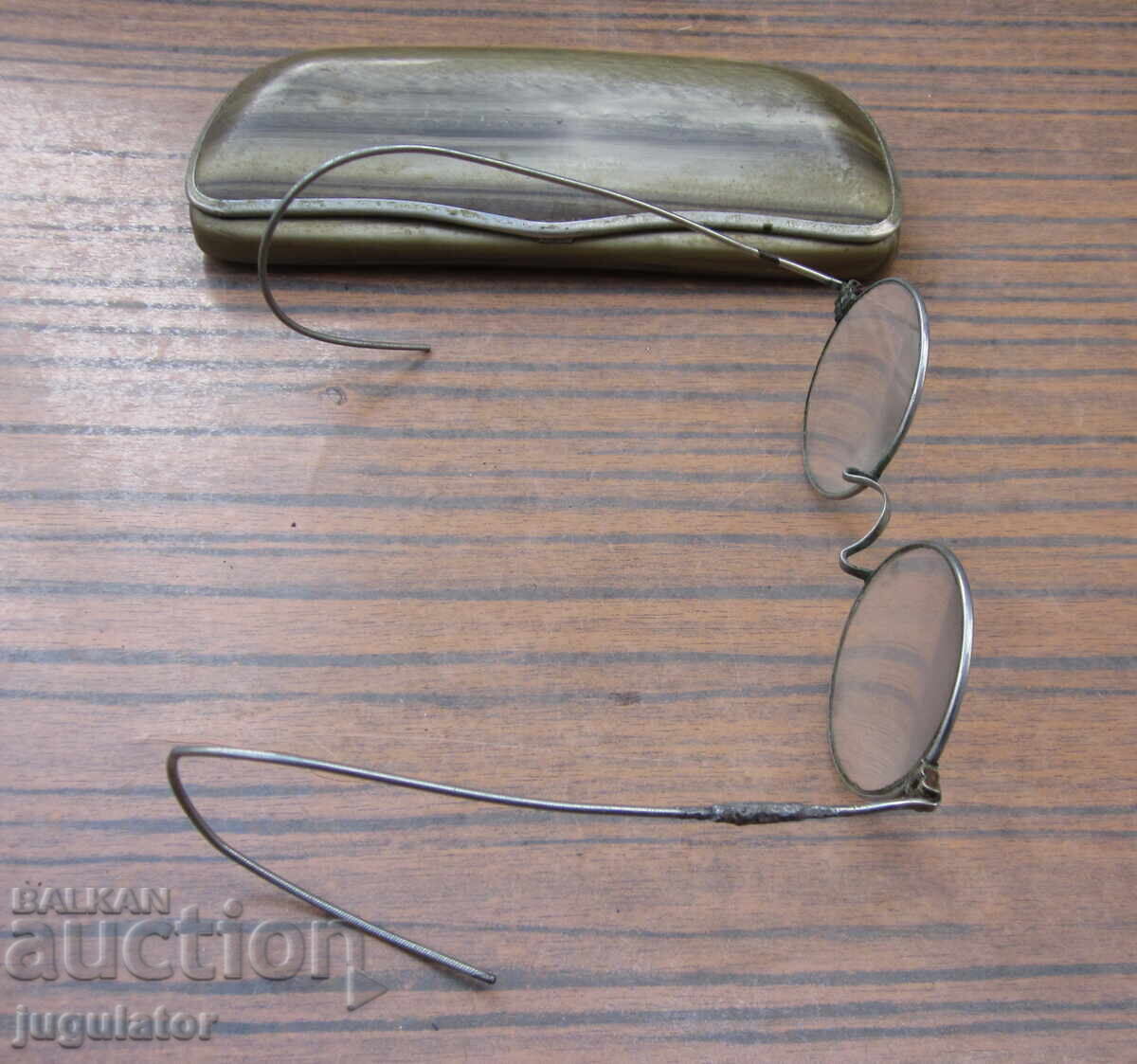 Old antique glasses with diopter and case - 6 Old antique glasses with diopter and case - 6