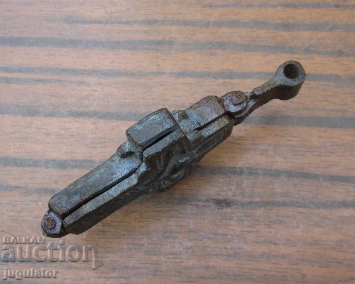 Old Bulgarian Revival bronze cross - 6