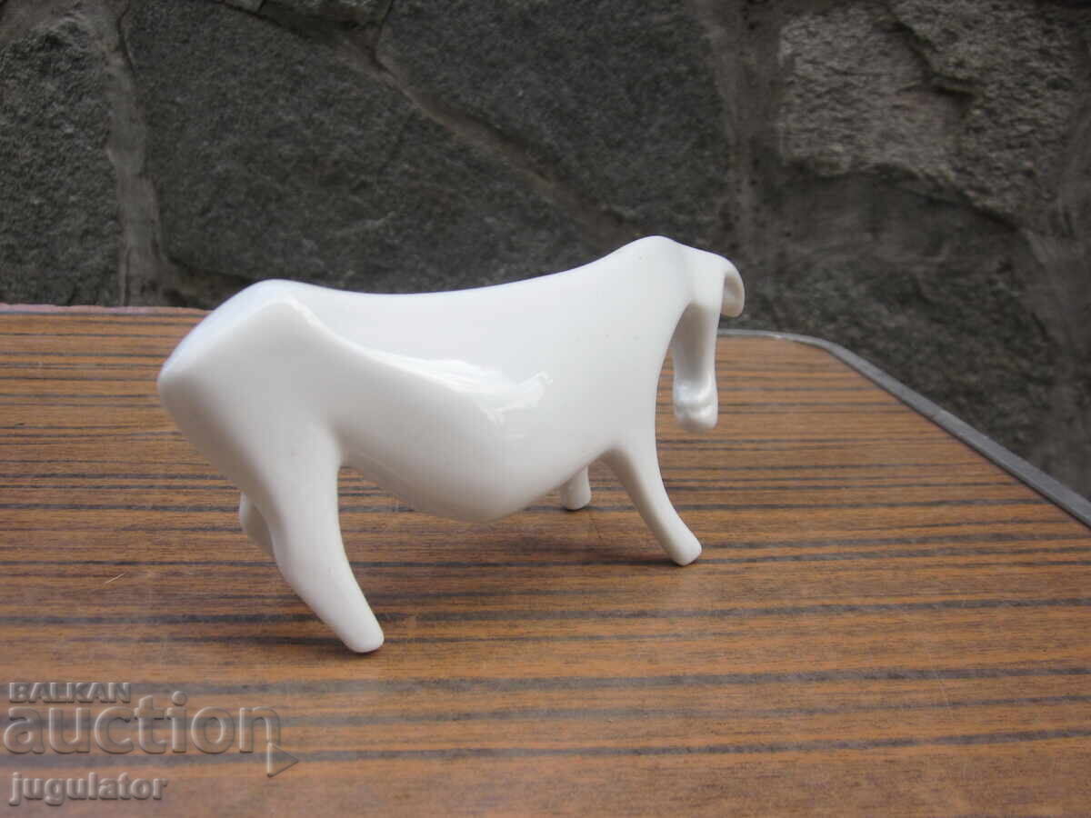 Bulgarian porcelain figurine, porcelain donkey - 5 Bulgarian porcelain figurine, porcelain donkey - 5