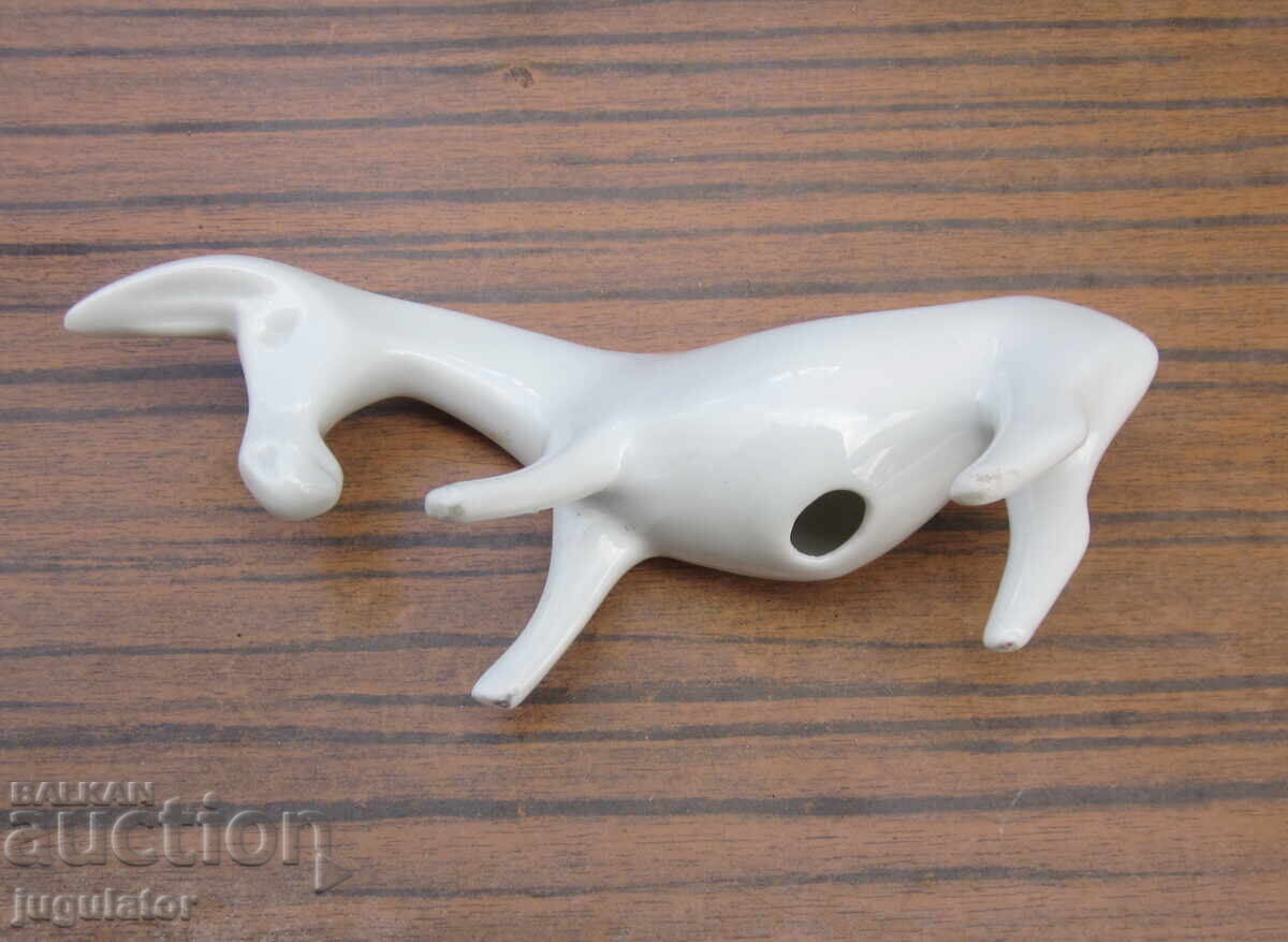 Bulgarian porcelain figurine, porcelain donkey - 6 Bulgarian porcelain figurine, porcelain donkey - 6