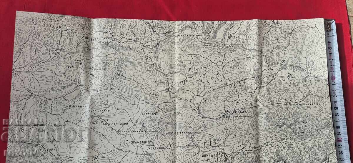 ΣΛΙΒΕΝ ΚΟΝΤΑ (ΠΕΡΙΟΧΗ) 1 - ΠΑΛΙΟΣ ΣΤΡΑΤΙΩΤΙΚΟΣ ΧΑΡΤΗΣ - Α' ΠΑΓΚΟΣΜΙΟΣ ΠΟΛΕΜΟΣ με τιμή 65.00 BGN | € 33.23