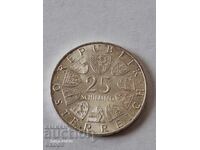 Сребро 25 Шилинга 1972 / Австрия