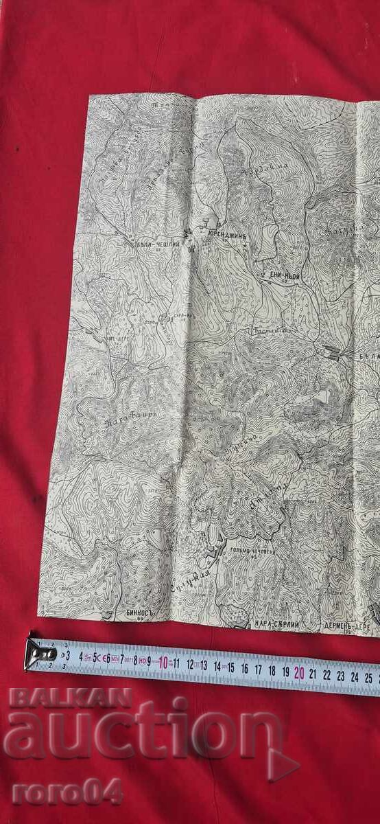 Παράδοση ΣΛΙΒΕΝ ΚΟΝΤΑ 4 - ΠΑΛΙΟΣ ΣΤΡΑΤΙΩΤΙΚΟΣ ΧΑΡΤΗΣ - WW I