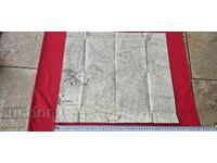 SLIVEN ȘI ÎMPREJURIMI 5 - HARTĂ MILITARĂ VECHE - WW I