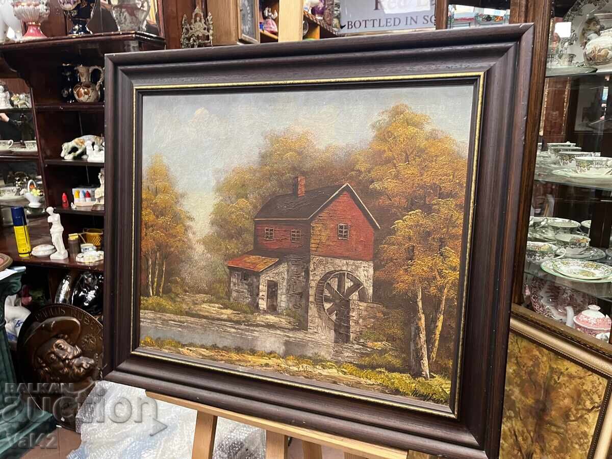 Παράδοση Η παλιά νερόμυλος - Ζωγραφική με λάδι Παράδοση Η παλιά νερόμυλος - Ζωγραφική με λάδι