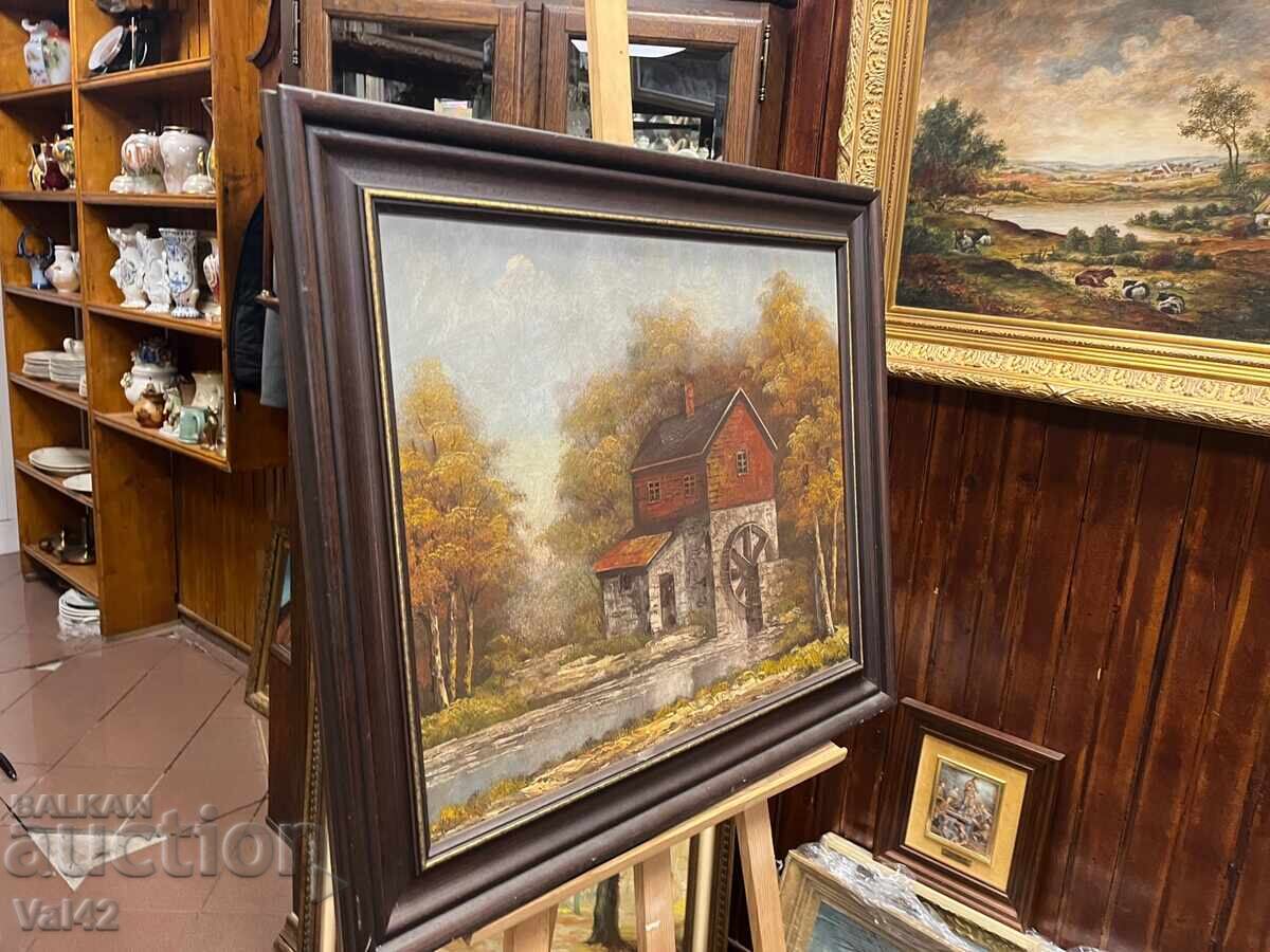 Η παλιά νερόμυλος - Ζωγραφική με λάδι - 5 Η παλιά νερόμυλος - Ζωγραφική με λάδι - 5