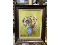 Beautiful painting painted with oil paints