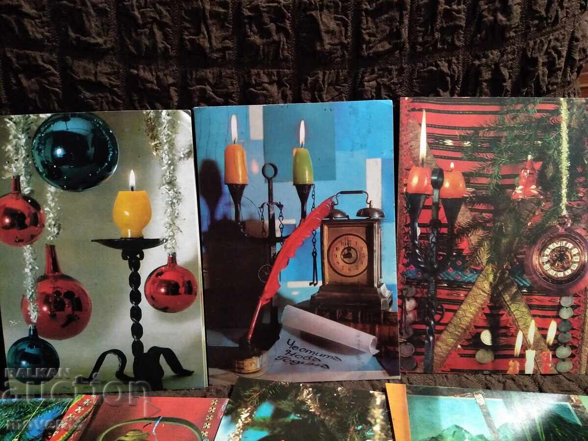 Χριστουγεννιάτικες κάρτες. 70s. 13 τεμάχια με τιμή 1.49 BGN | € 0.76 Χριστουγεννιάτικες κάρτες. 70s. 13 τεμάχια με τιμή 1.49 BGN | € 0.76