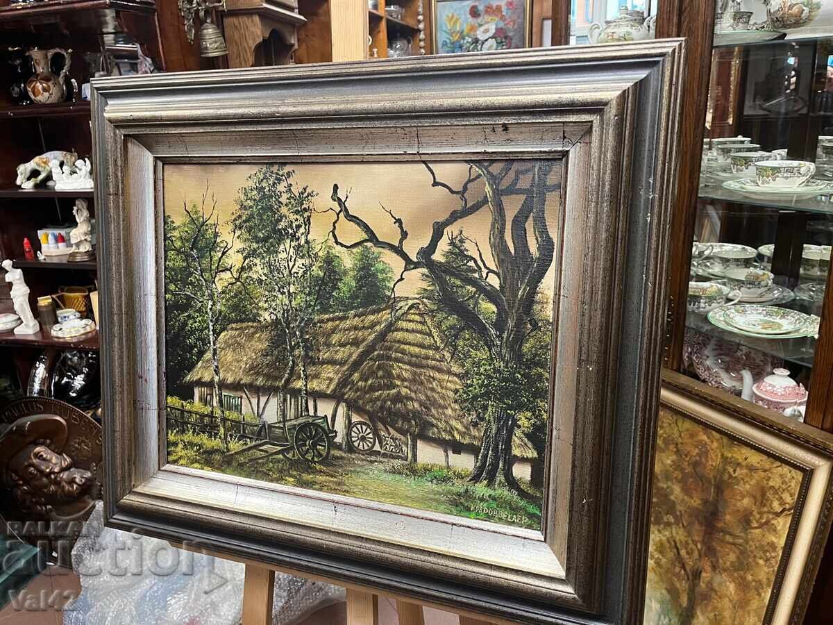 Country House - Painted with oil paints on canvas - 5