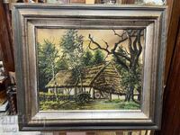 Country House - Painted with oil paints on canvas