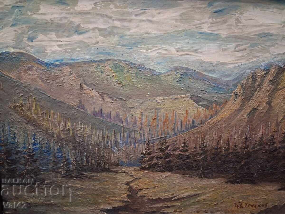 Peisaj montan - Pictor bulgar Ivan Trichkov - 5 Peisaj montan - Pictor bulgar Ivan Trichkov - 5