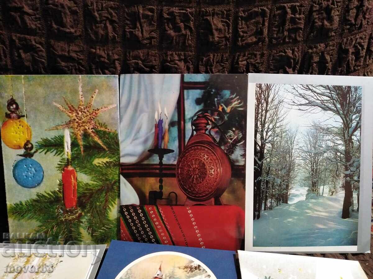 New Year's Cards. 80s. 9 pieces with price 1.50 BGN | € 0.77 New Year's Cards. 80s. 9 pieces with price 1.50 BGN | € 0.77